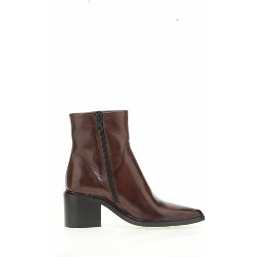 Leather Pointed Ankle Boots - MJUS - Modalova