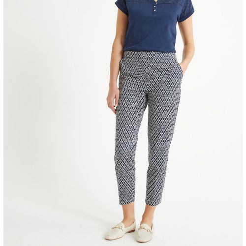 Cotton ankle grazer trousers, length 25 Anne Weyburn