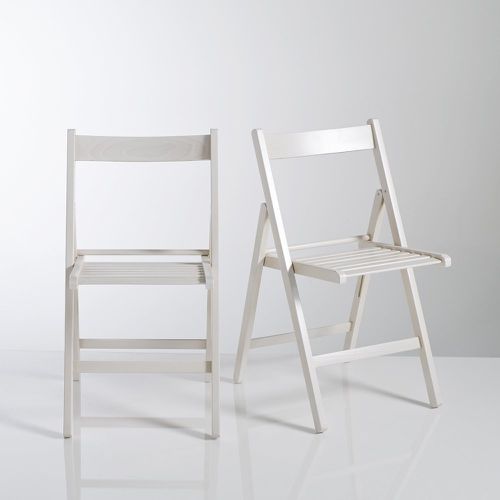 Set of 2 Yann Solid Beech Folding Chairs - SO'HOME - Modalova
