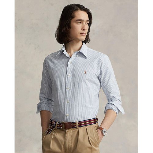 Custom Fit Oxford Shirt in Striped Cotton - Polo Ralph Lauren - Modalova