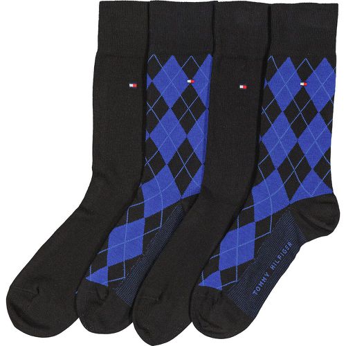 Pack of 4 Pairs of Socks in Cotton Mix - Tommy Hilfiger - Modalova