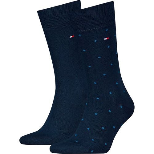 Pack of 2 Pairs of Crew Socks in Cotton Mix - Tommy Hilfiger - Modalova
