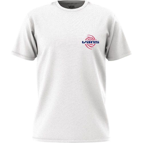 Logo Print Cotton T-Shirt with Crew Neck and Short Sleeves - Vans - Modalova
