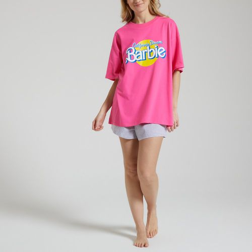 Cotton Oversized Short Pyjamas - Barbie - Modalova