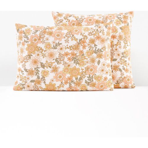 Rosemary Floral Cotton and Washed Linen Pillowcase - LA REDOUTE INTERIEURS - Modalova