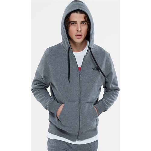 Open Gate Hoodie with Logo Print and Zip Fastening in Cotton Mix - The North Face - Modalova