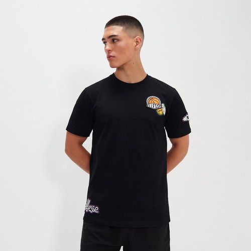 Boretto Cotton T-Shirt with Graphic Print and Short Sleeves - Ellesse - Modalova