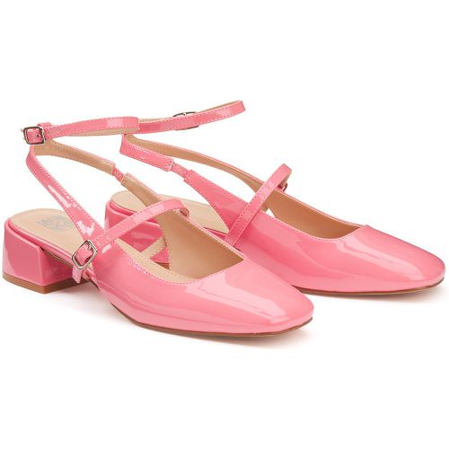 Patent Sling Back Ballet Pumps with Low Heel - LA REDOUTE COLLECTIONS - Modalova