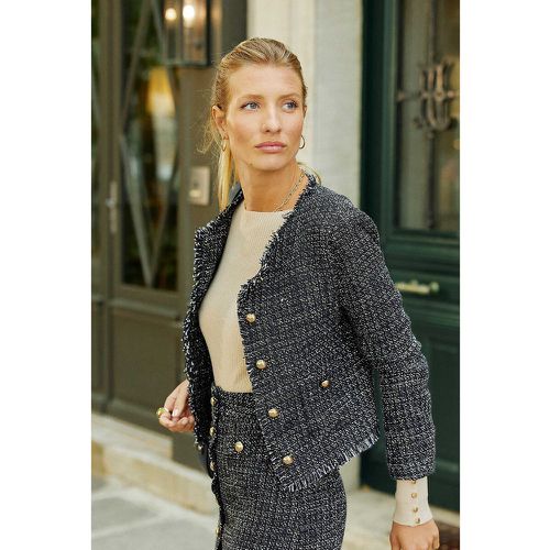 Nea Tweed Jacket with Round Neck - LA PETITE ETOILE - Modalova
