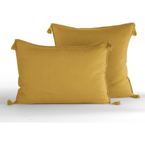 Carly Tassel 100% Washed Linen Pillowcase - AM.PM - Modalova
