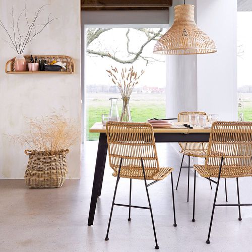 Daffo Pine Dining Table with 2 Extensions (Seats 6-8) - LA REDOUTE INTERIEURS - Modalova