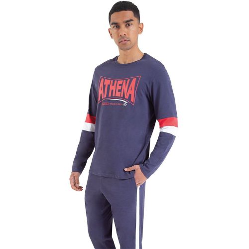 Large Logo Print Pyjamas in Cotton - Athena - Modalova