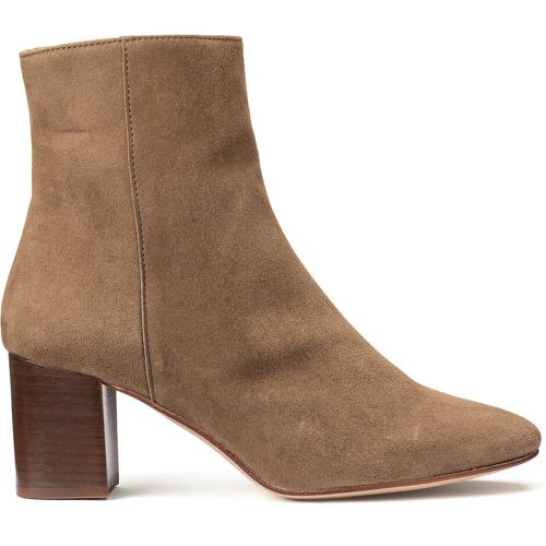 Les Signatures - 70's Suede Ankle Boots with Heel - LA REDOUTE COLLECTIONS - Modalova