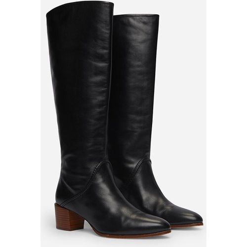 Smooth Leather Calf Boots with Block Heel - VANESSA BRUNO - Modalova