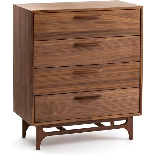 Larsen Walnut Veneer Chest of 4 Drawers - LA REDOUTE INTERIEURS - Modalova