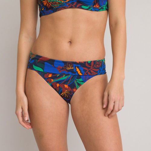Turn-Down Bikini Bottoms in Tropical Print - LA REDOUTE COLLECTIONS - Modalova