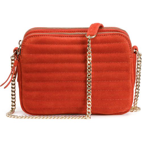 Quilted Suede Handbag with Chain Strap - LA REDOUTE COLLECTIONS - Modalova