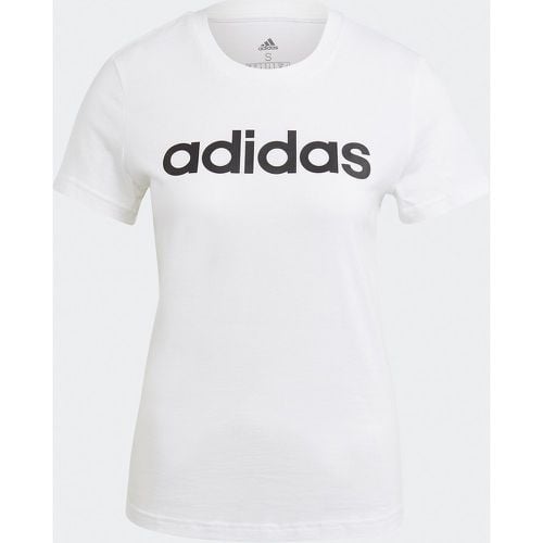 Essentials Logo Print T-Shirt in Cotton and Slim Fit - ADIDAS SPORTSWEAR - Modalova
