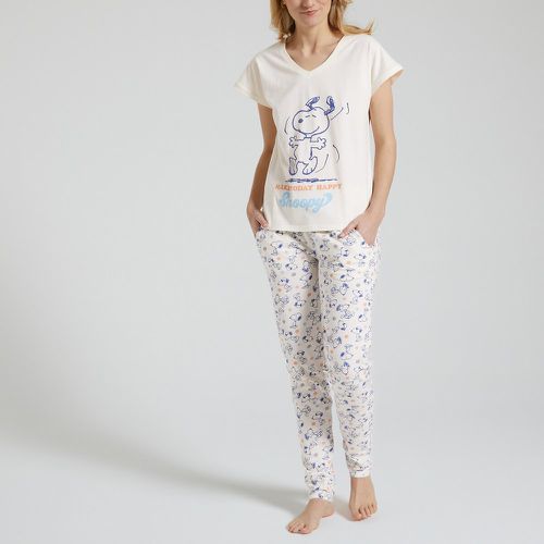 Cotton Short Sleeve Pyjamas - Snoopy - Modalova
