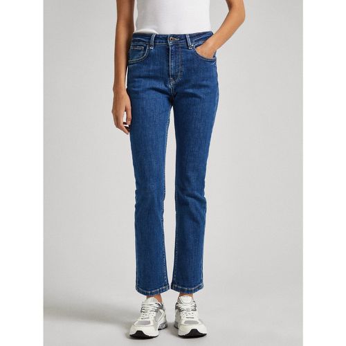 Recycled Cotton Mix Jeans in Straight Fit with High Waist - Pepe Jeans - Modalova
