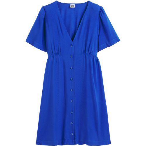 Full Mini Dress with V-Neck - LA REDOUTE COLLECTIONS - Modalova