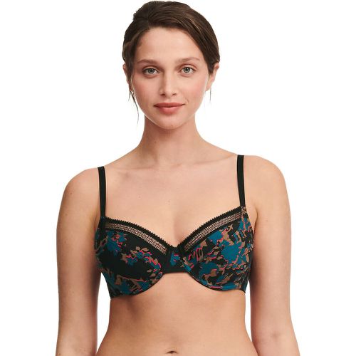 Rodeo recycled demi-cup bra in lace, black, Passionata