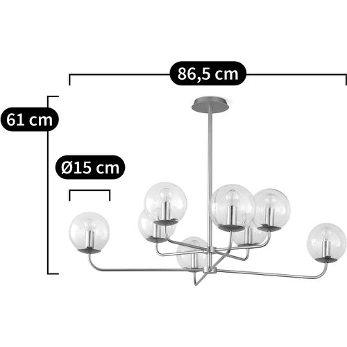 Moricio and Glass Pendant Ceiling Light - LA REDOUTE INTERIEURS - Modalova