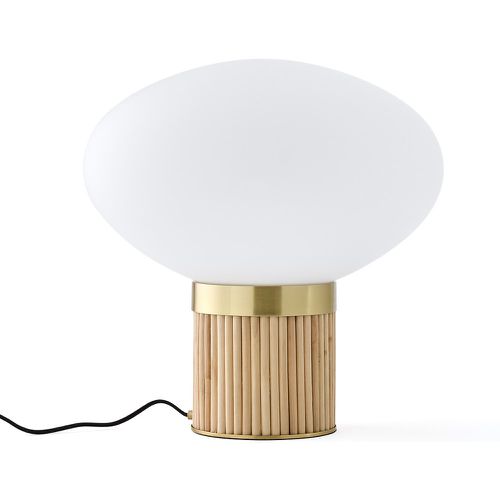 Les Signatures - Dolce Brass, Bamboo and Opaline XL Glass Lamp - LA REDOUTE INTERIEURS - Modalova