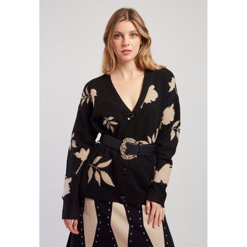 Danitza Floral Print Cardigan - DERHY - Modalova