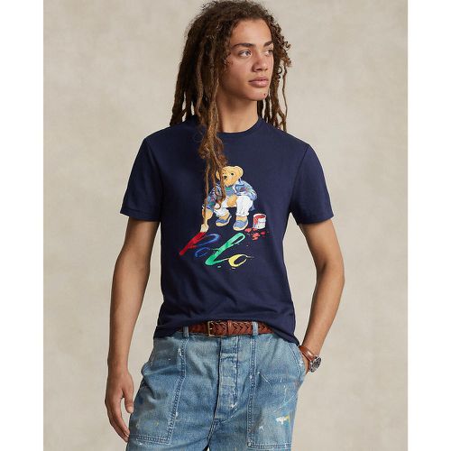 Cotton Polo Bear T-Shirt in a Custom Slim Fit - Polo Ralph Lauren - Modalova