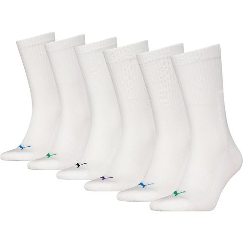 Pack of 6 Pairs of Socks in Soft Cotton Mix - Puma - Modalova