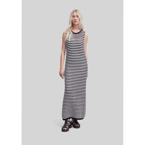 Striped Sleeveless Maxi Dress in Cotton Mix - IKKS - Modalova