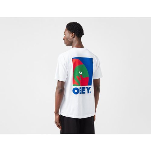 Obey Circular Icon T-Shirt, White - Obey - Modalova