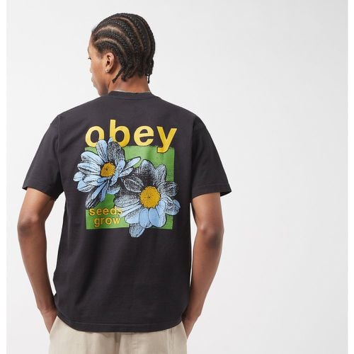 Obey camiseta Seeds Grow, Black - Obey - Modalova