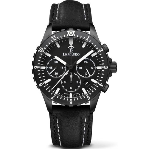 Watch DC 86 Black Leather Pin - Damasko - Modalova