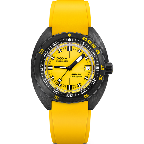 Watch SUB 300 Carbon COSC Divingstar Rubber - Doxa - Modalova