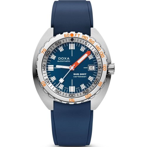Watch SUB 300T Caribbean Rubber - Doxa - Modalova