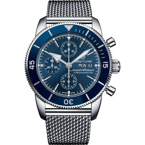 Watch Superocean Heritage II Chronograph 44 Aero Classic Bracelet - Breitling - Modalova