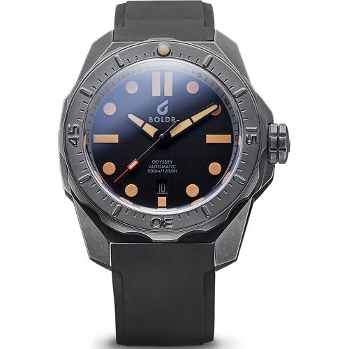 Watch Odyssey Lumicast Aged Steel Black Abyss Limited Edition - Boldr - Modalova