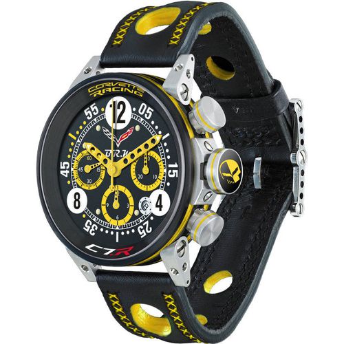 B.R.M. Watch V12-44 Corvette Racing Yellow Hands Limited Edition - B.R.M. Watches - Modalova