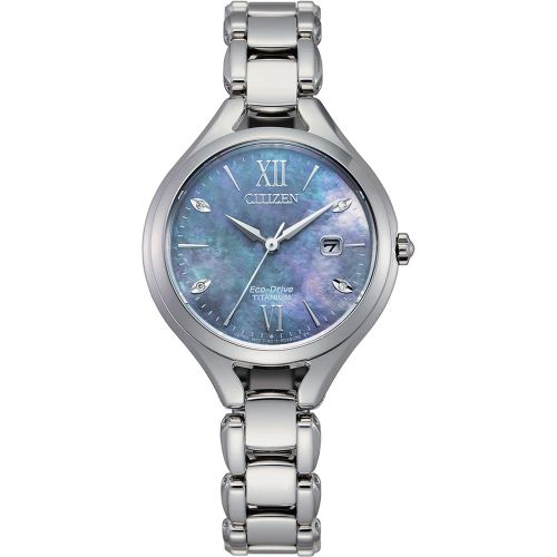 Watch Super Titanium Diamond Eco Drive Ladies - Citizen - Modalova