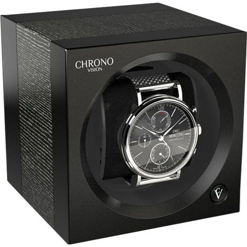 One Watch Winder Bluetooth Argento Silk Black Silk - Chronovision - Modalova