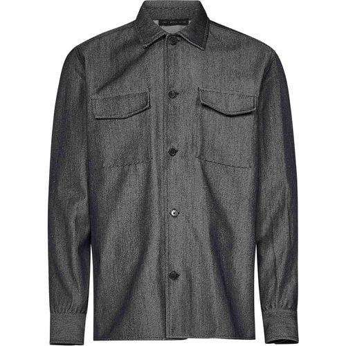 Camicia denim wool con tasconi - LOW BRAND - Modalova