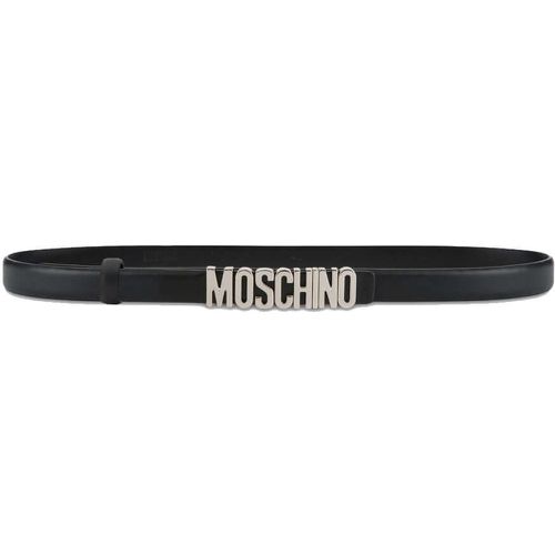 Cintura piccola con lettering lucido - Moschino - Modalova