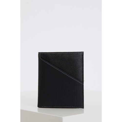 Basic Faux Leather Wallet - Black - DeFacto - Modalova
