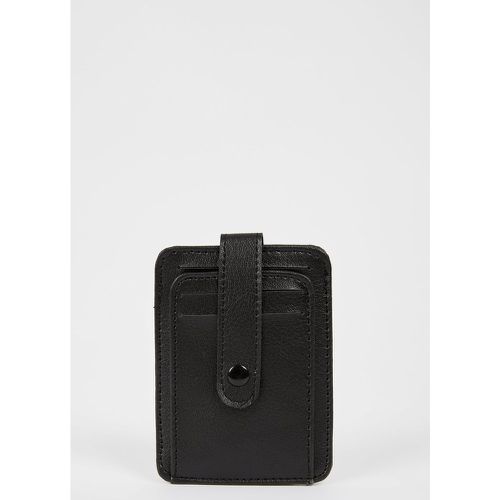 Faux Leather Card Holder Wallet - DeFacto - Modalova