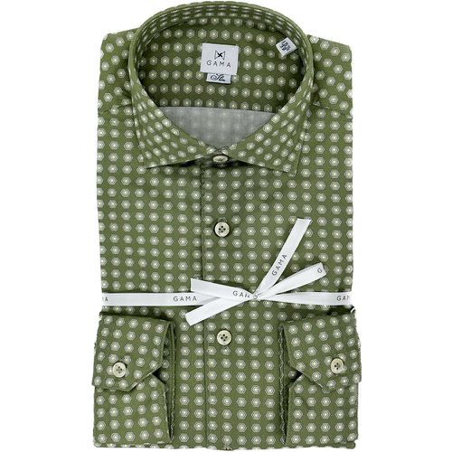 Camicia Geometrica Verde - Gama - Modalova