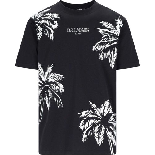 T-shirt logo "Vintage" - Balmain - Modalova