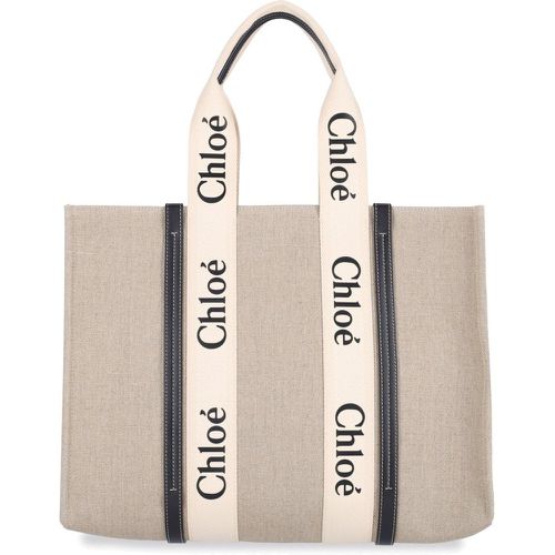 Borsa tote media "Woody" - Chloé - Modalova