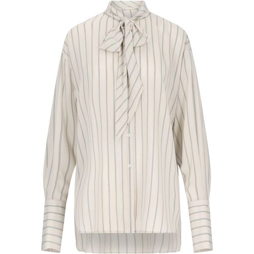 Camicia lavallière con fiocco - Ermanno Scervino - Modalova